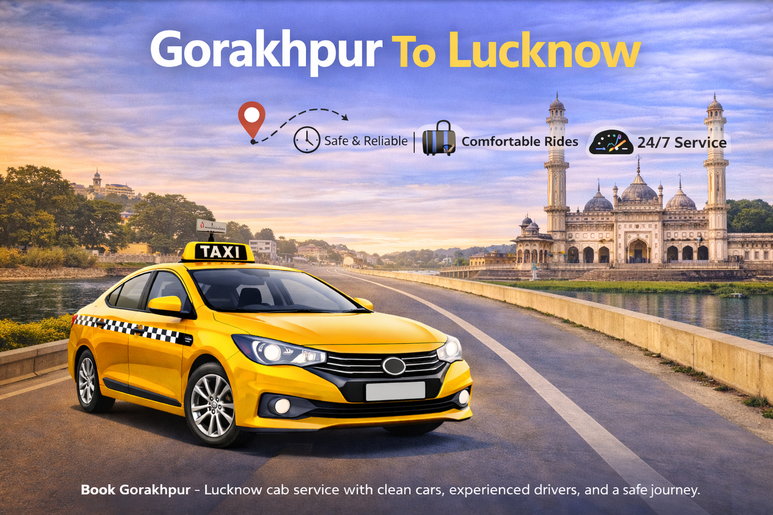 Gorakhpur To Lucknow Cab